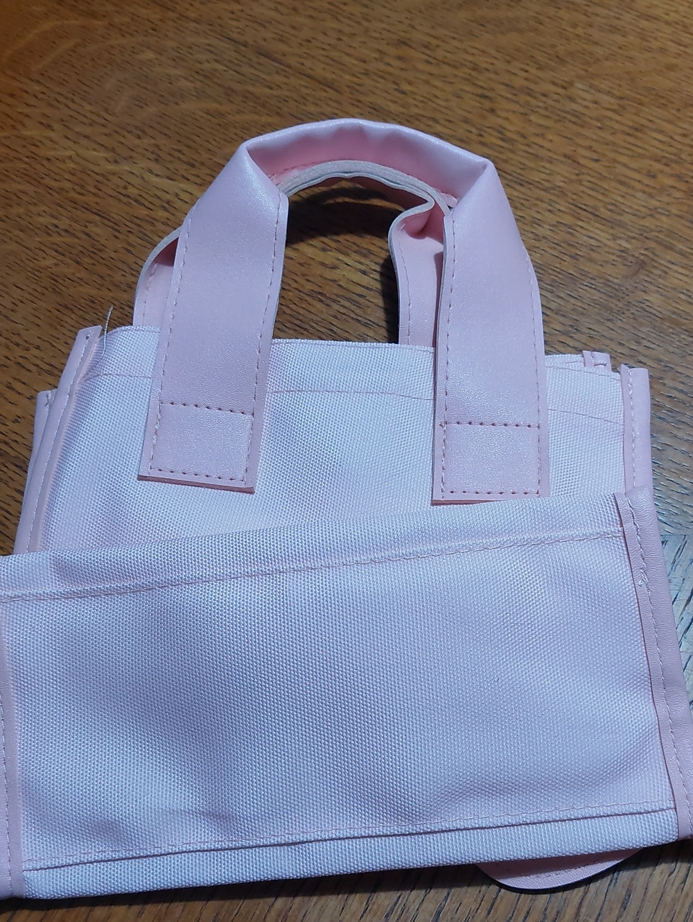 Pink  Tote with Hearts, Stars and Strawberry Charm - Picture 2 of 7